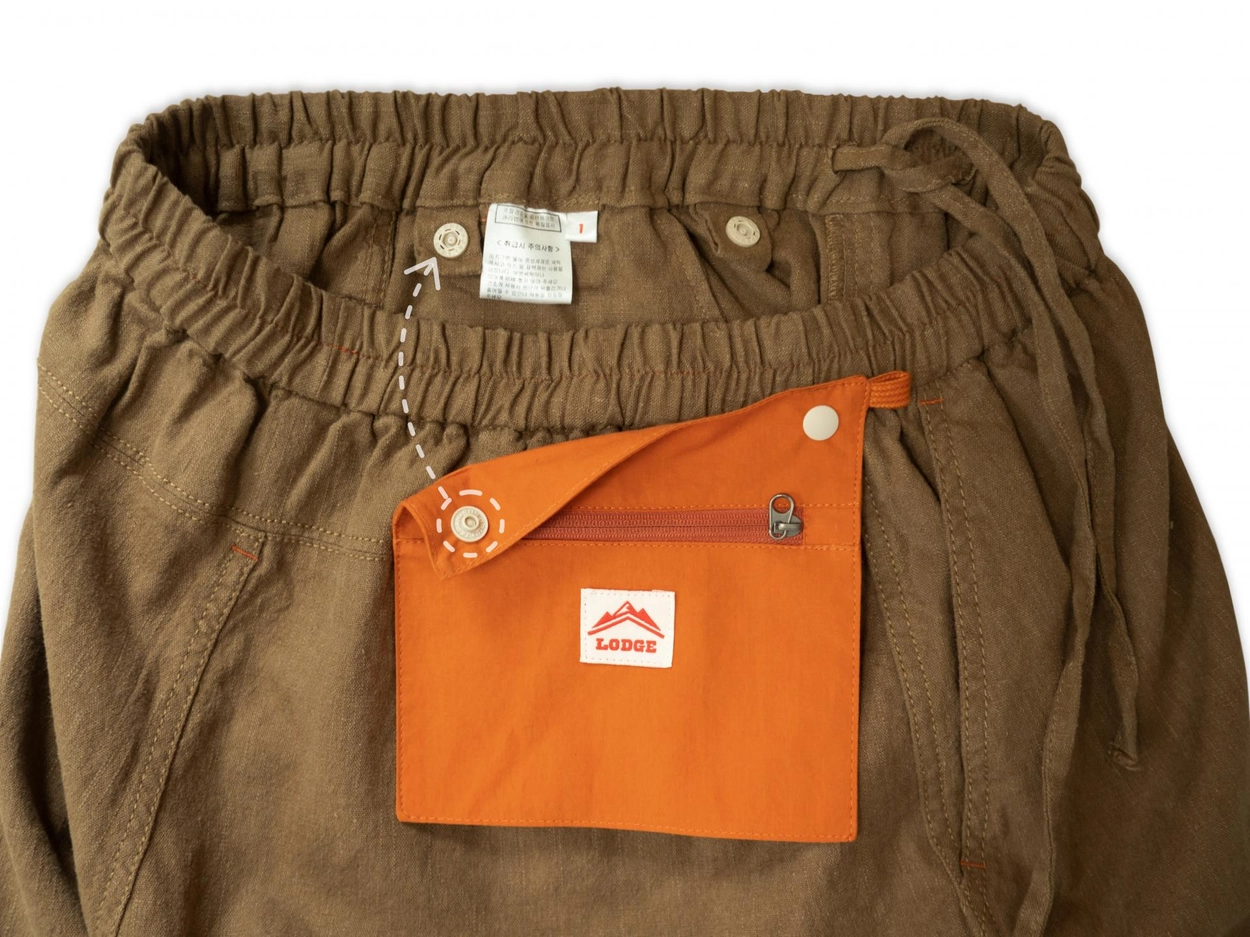 Lodge] GoGo Pants 3rd gen. Brown (Unisex) : LODGE WORLDWIDE