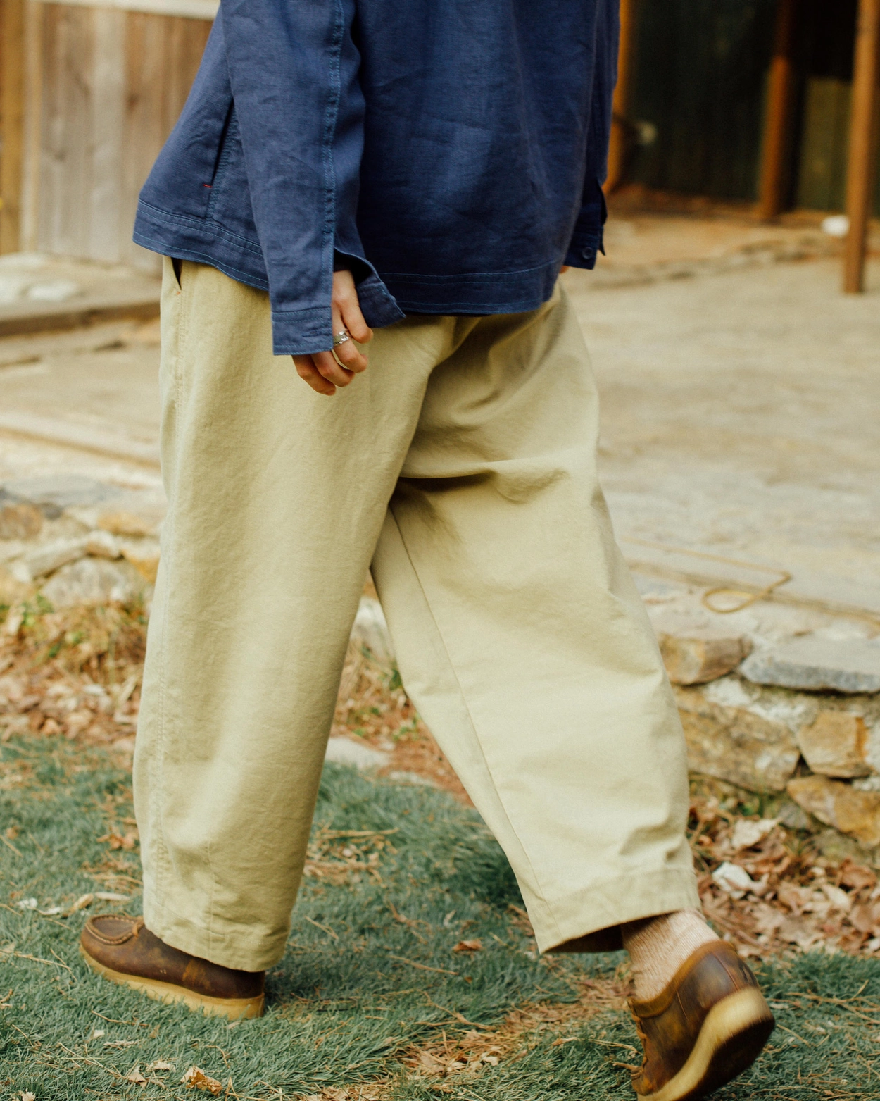 Lodge] GoGo Pants Breeze - Olive Beige (Unisex) : LODGE WORLDWIDE