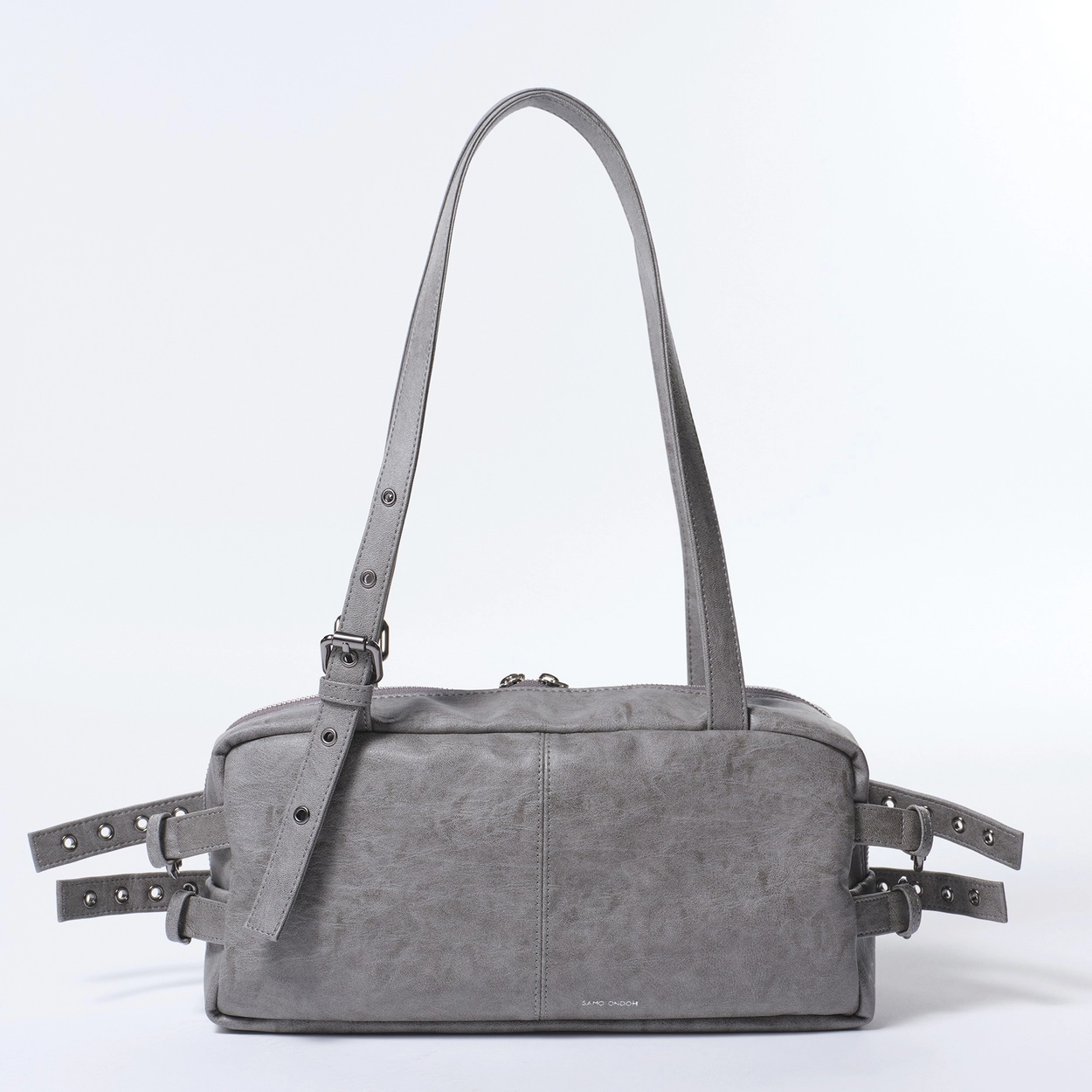 【SAMO ONDOH】韓国人気 24SS 新作★ Side Belt Bag M 사이드 벨트백 side belt bag M brushed gray : SAMO ONDOH