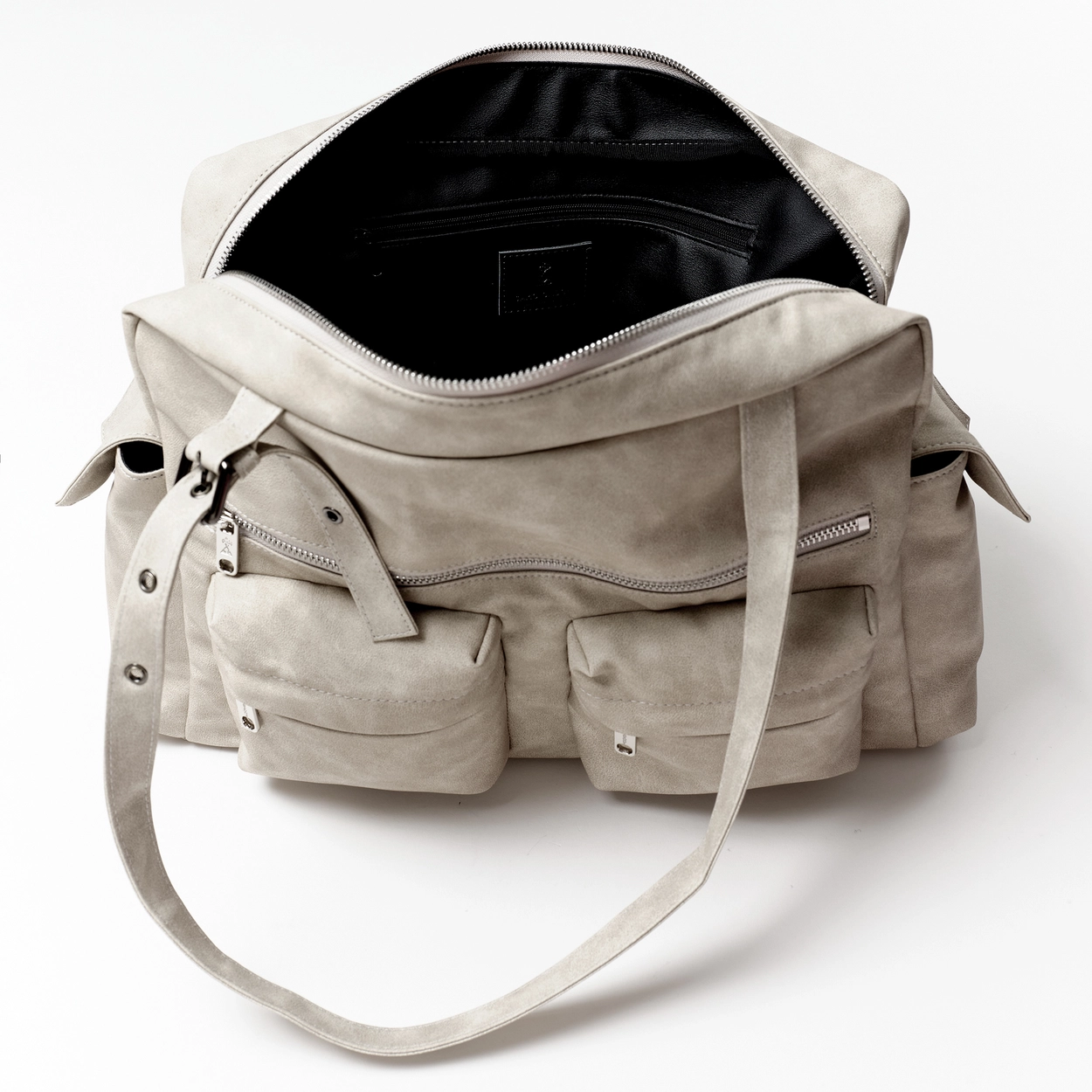pocket utility bag L vintage ivory : SAMO ONDOH