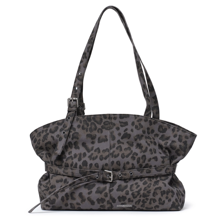 le belt bag L leopard noir