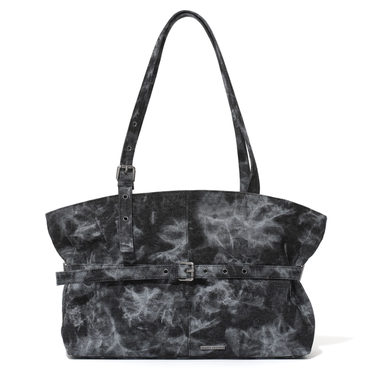 le belt bag L wave black
