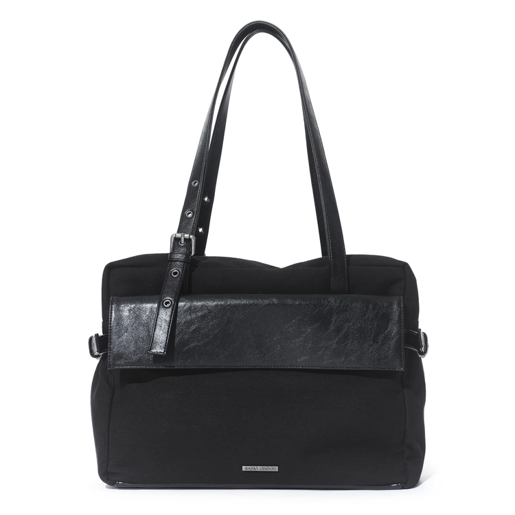 deca utility bag L canvas black