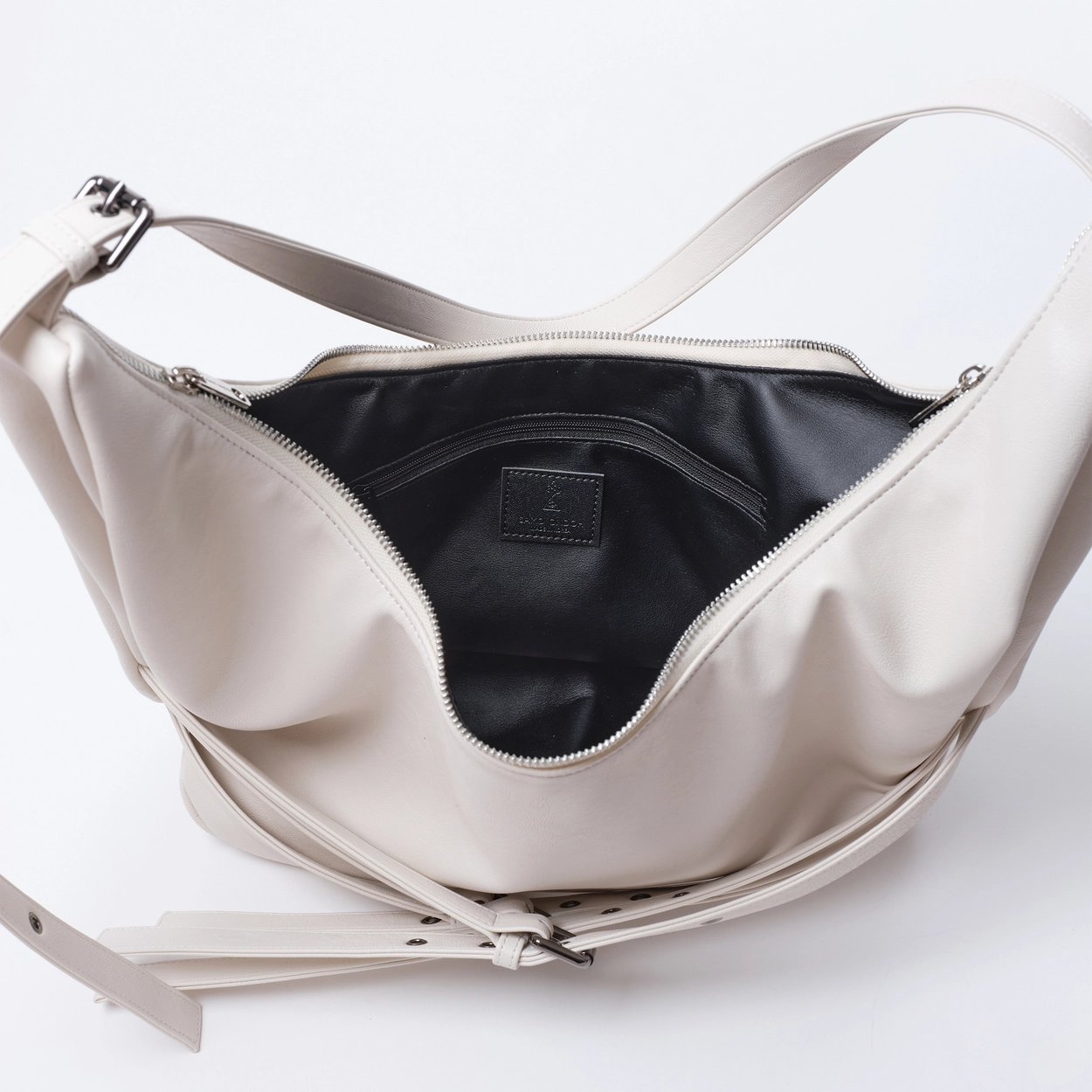 애플 슬링백 belt apple sling bag L nappa ivory : SAMO ONDOH