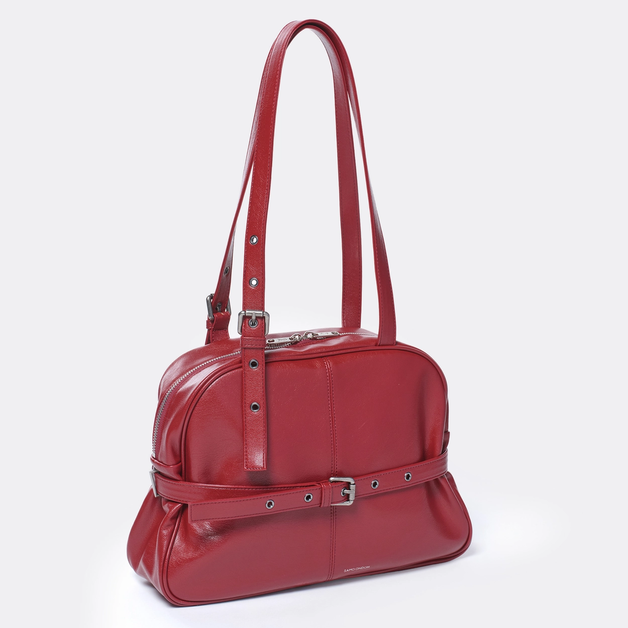 돔벨트백 dome belt bag M goat red : SAMO ONDOH