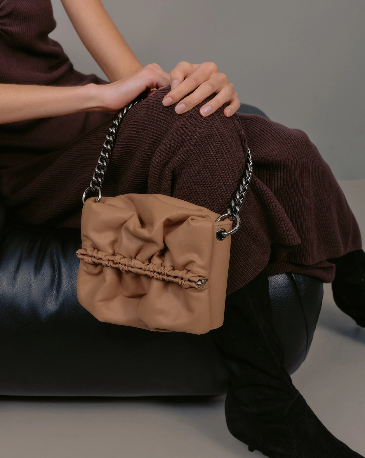 ★SAMO ONDOH★Strap Bun Bag S Lambskin★送料・関税込★ 번백 S bun bag S - lambskin 6종 : SAMO ONDOH