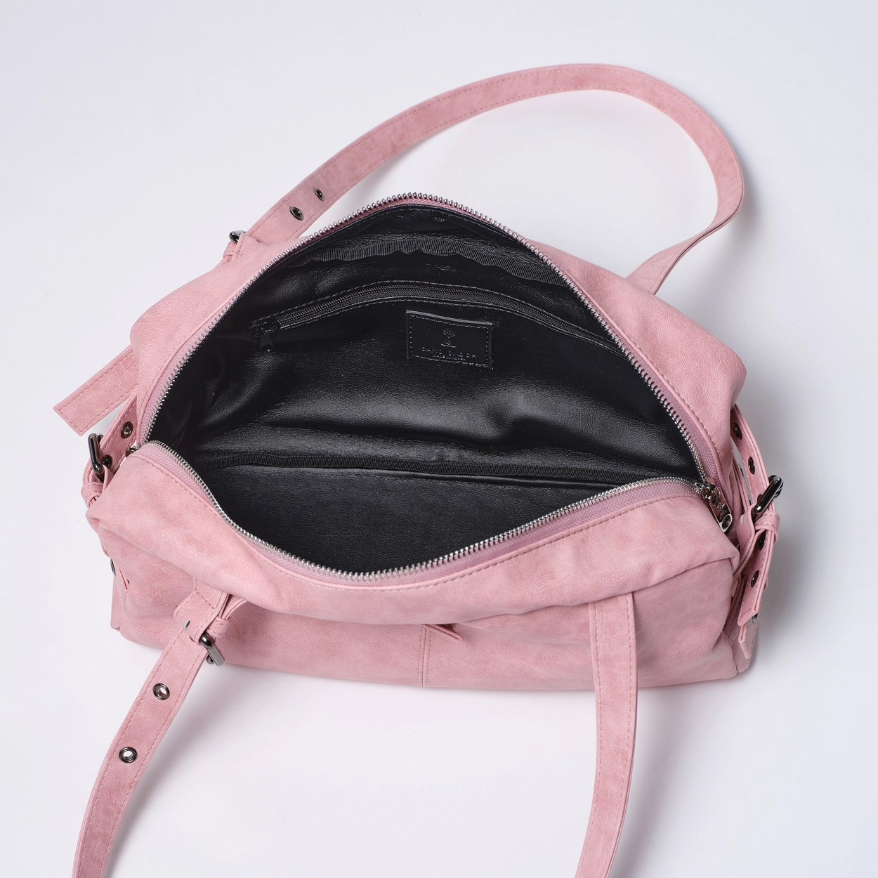 ● SAMO ONDOH ● side belt bag M 韓国人気★ SAMO ONDOH Belt Utility Bag M Nappa Matt Black Waist Bag