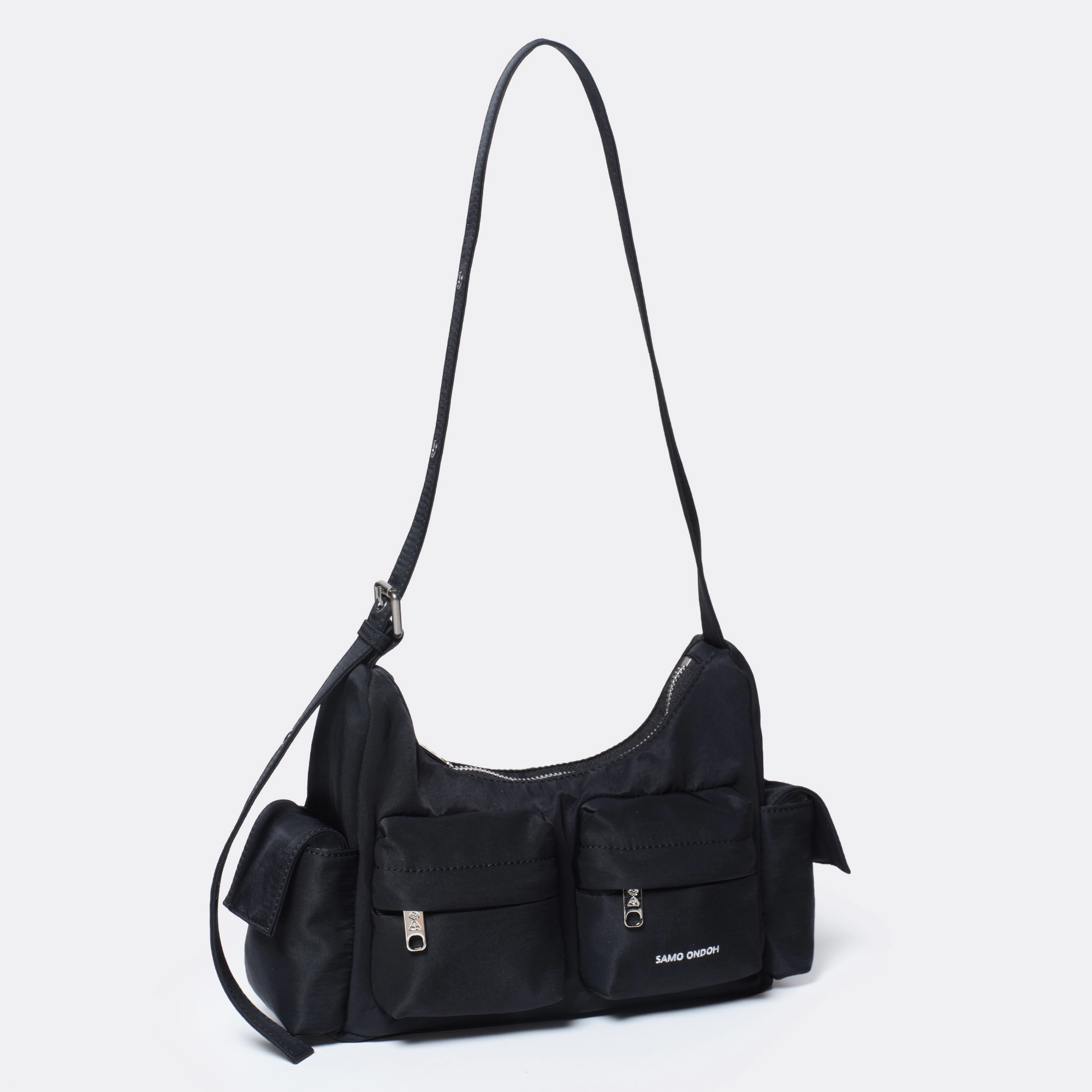 포켓 머그백 pocket mug bag M nylon black : SAMO ONDOH