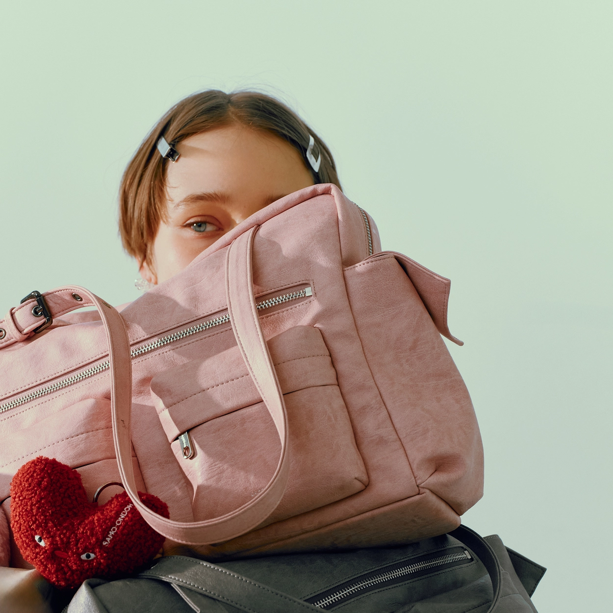 포켓 유틸리티백 pocket utility bag L brushed pink : SAMO ONDOH 포켓 유틸리티백 pocket utility bag L brushed pink : SAMO ONDOH