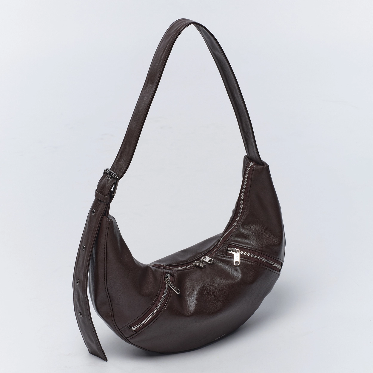 애플 슬링백 apple sling bag M nappa chocolate : SAMO ONDOH 애플 슬링백 apple sling bag M nappa chocolate : SAMO ONDOH