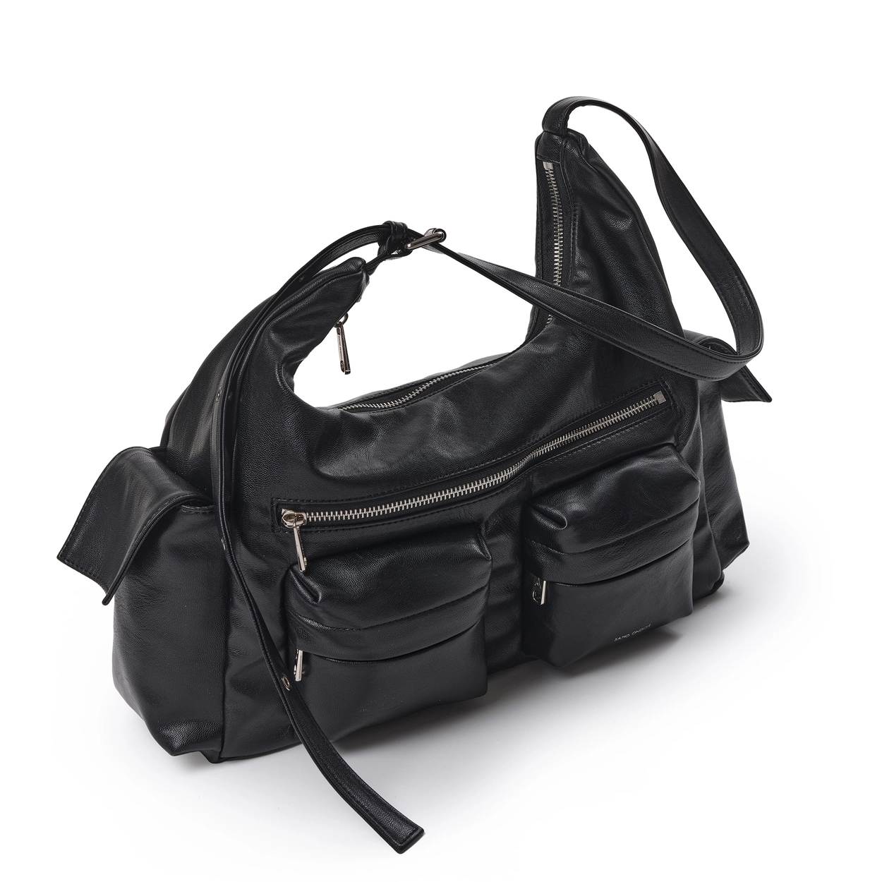 포켓 머그백 pocket mug bag L nappa black : SAMO ONDOH
