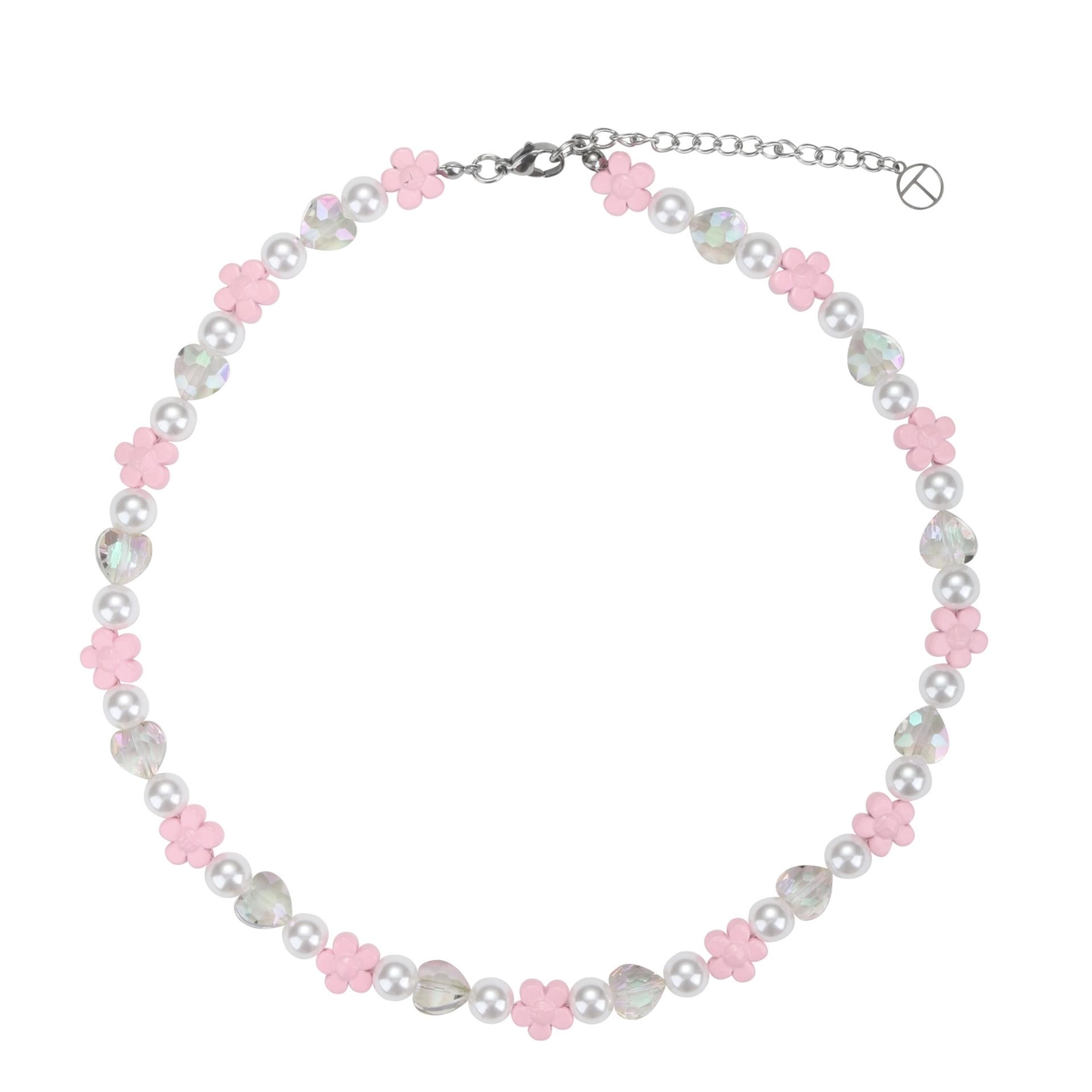 QUEENIE】 PINK FLOWER CHOKER : twentyoneaugust