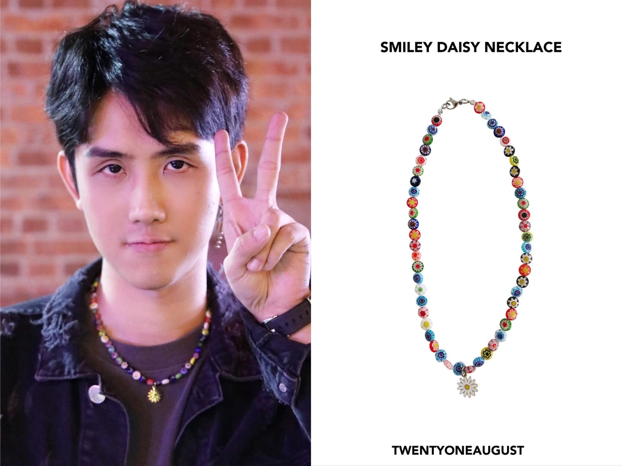 TWENTYONEAUGUST☆[QUEENIE] SMILEY DAISY NECKLACE TWENTYONEAUGUST☆[QUEENIE] SMILEY DAISY NECKLACE