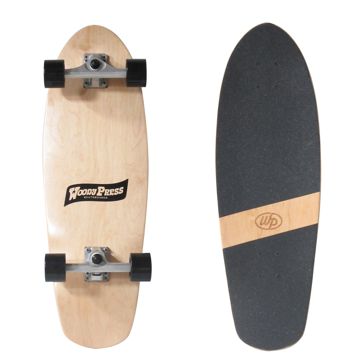 スケートボード Woody Carving Skateboard 30 WOODY PRESS 30インチ NATURAL ナチュラル WOODY30-CARVING