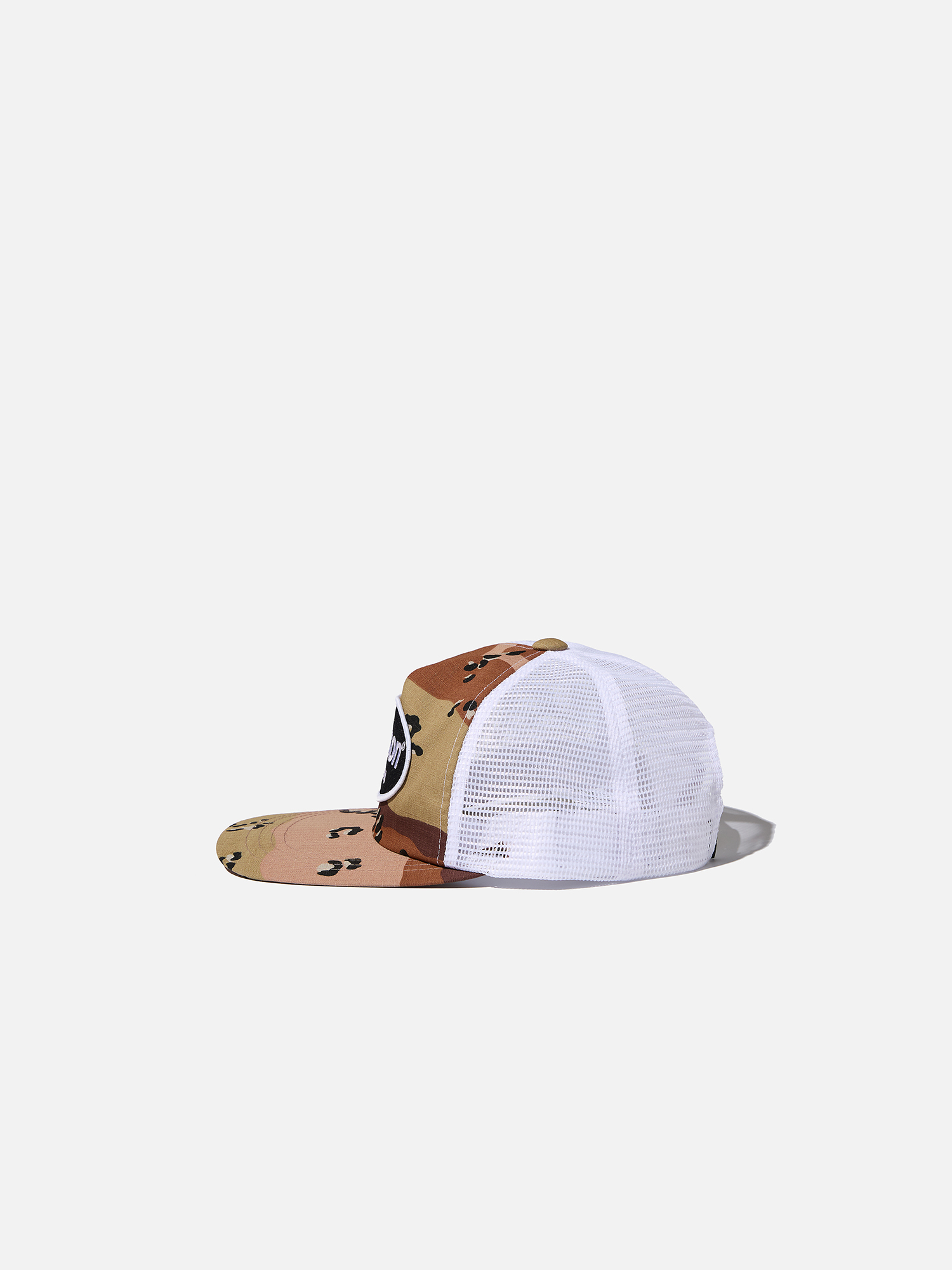 Oval Logo Vintage Mesh Cap / Desert Camo & White : HIDEANDRIDE INTL