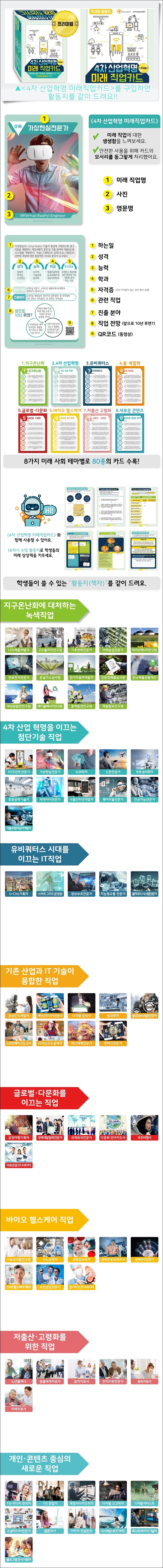 4차 산업혁명 미래직업카드 Premium : 한국콘텐츠미디어 진로탐색