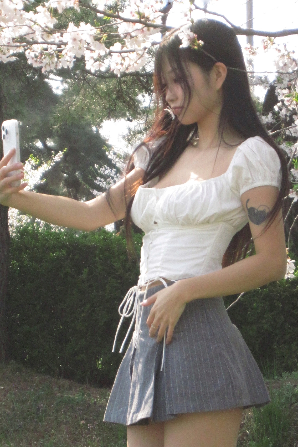韓国人気[SWIMCITY♥][ 6th ] Nostalgia skirt (gr) Nostalgia skirt (gr) : SWIMCITY WORLDWIDE