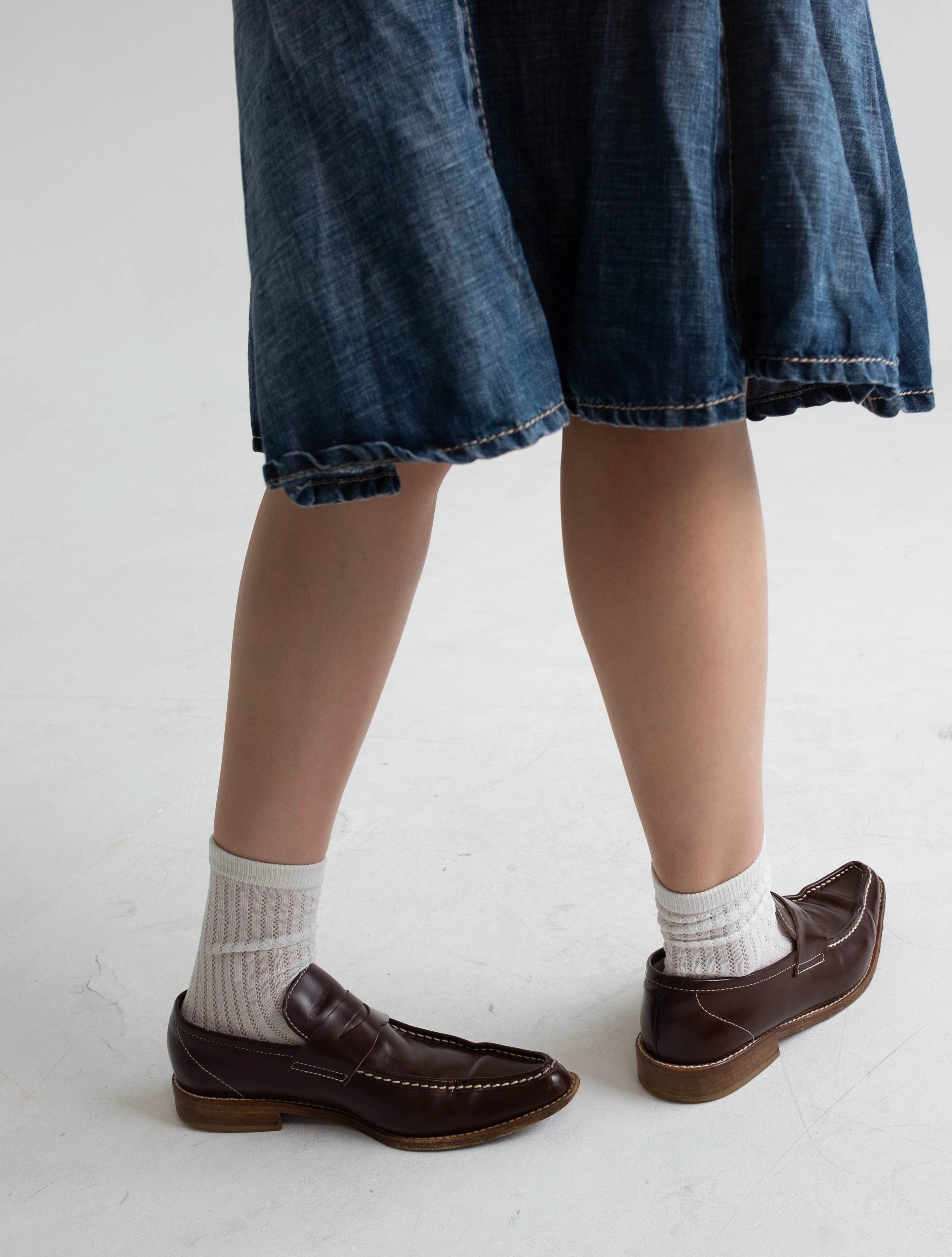 Tricot Comme des Garçons Brushed Leather Loafers : F.A.V Archive