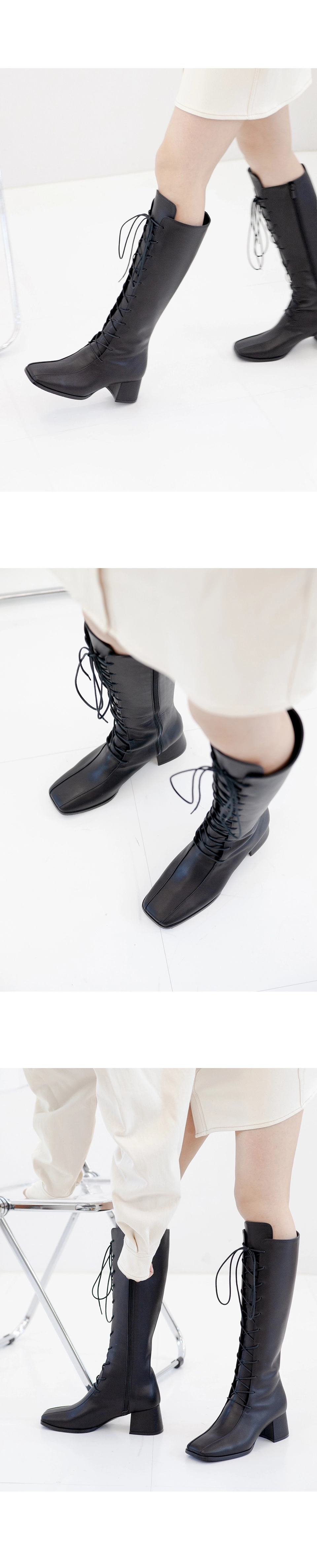 ブーツその他 TWVP AMICARE LACEUP LONG BOOTS 20F14BK TWVP AMICARE LACE-UP LONG BOOTS 20F14BK : TWVP