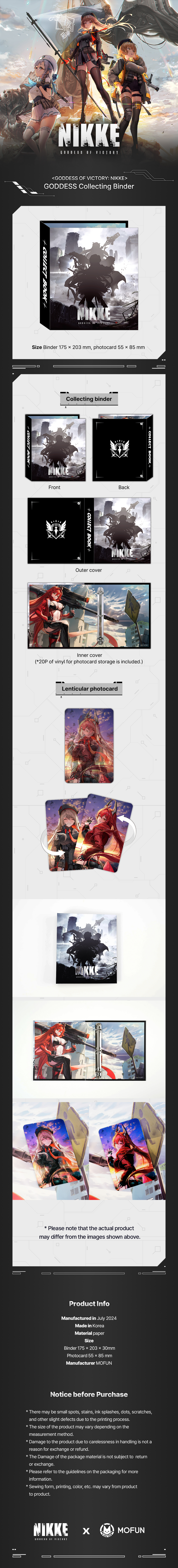 GODDESS OF VICTORY: NIKKE> GODDESS Card Collect Book : SHIFTUPSTORE-EN