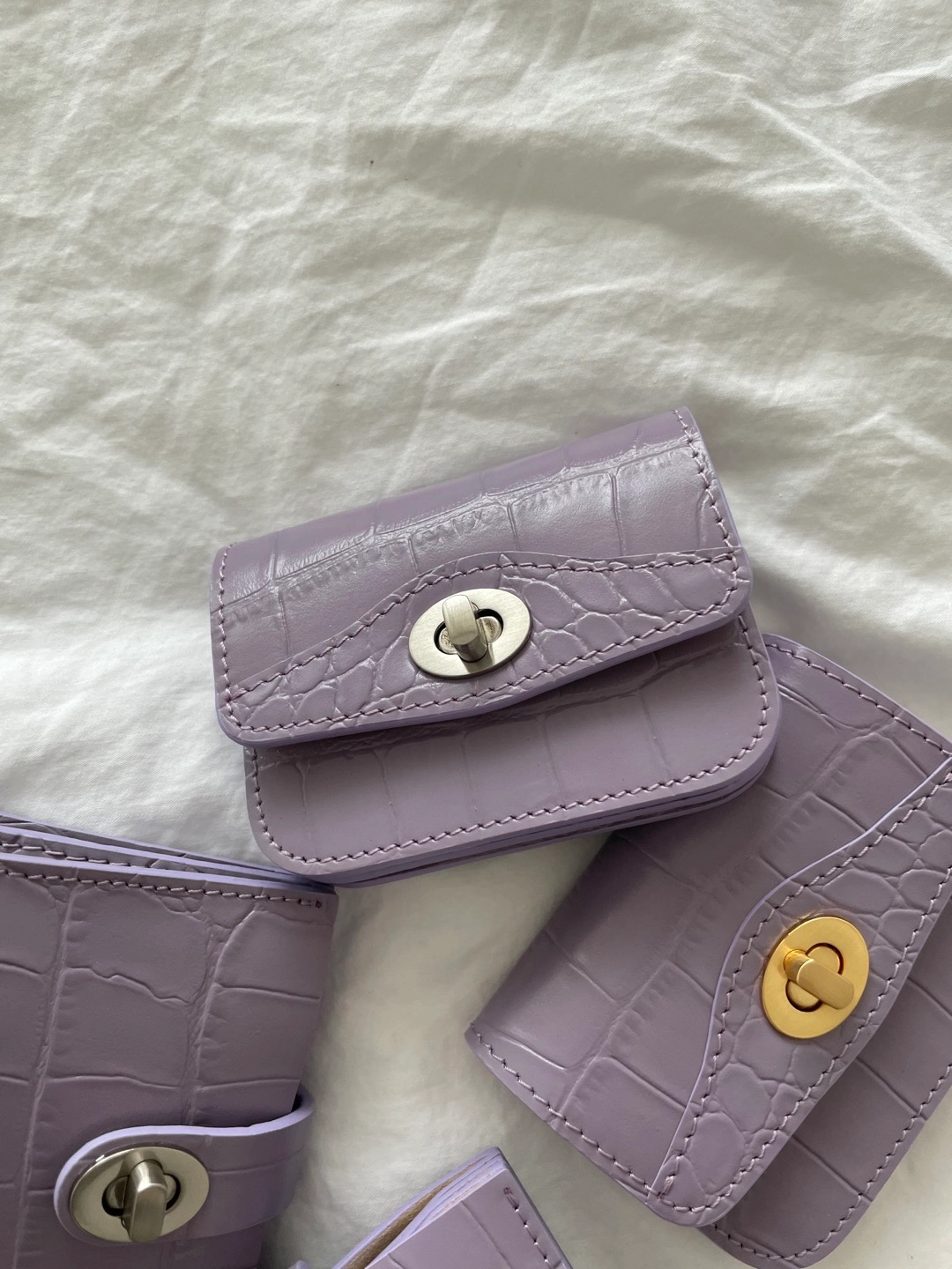Roto/Wonder wallet - Croc lavender : you a use | Official