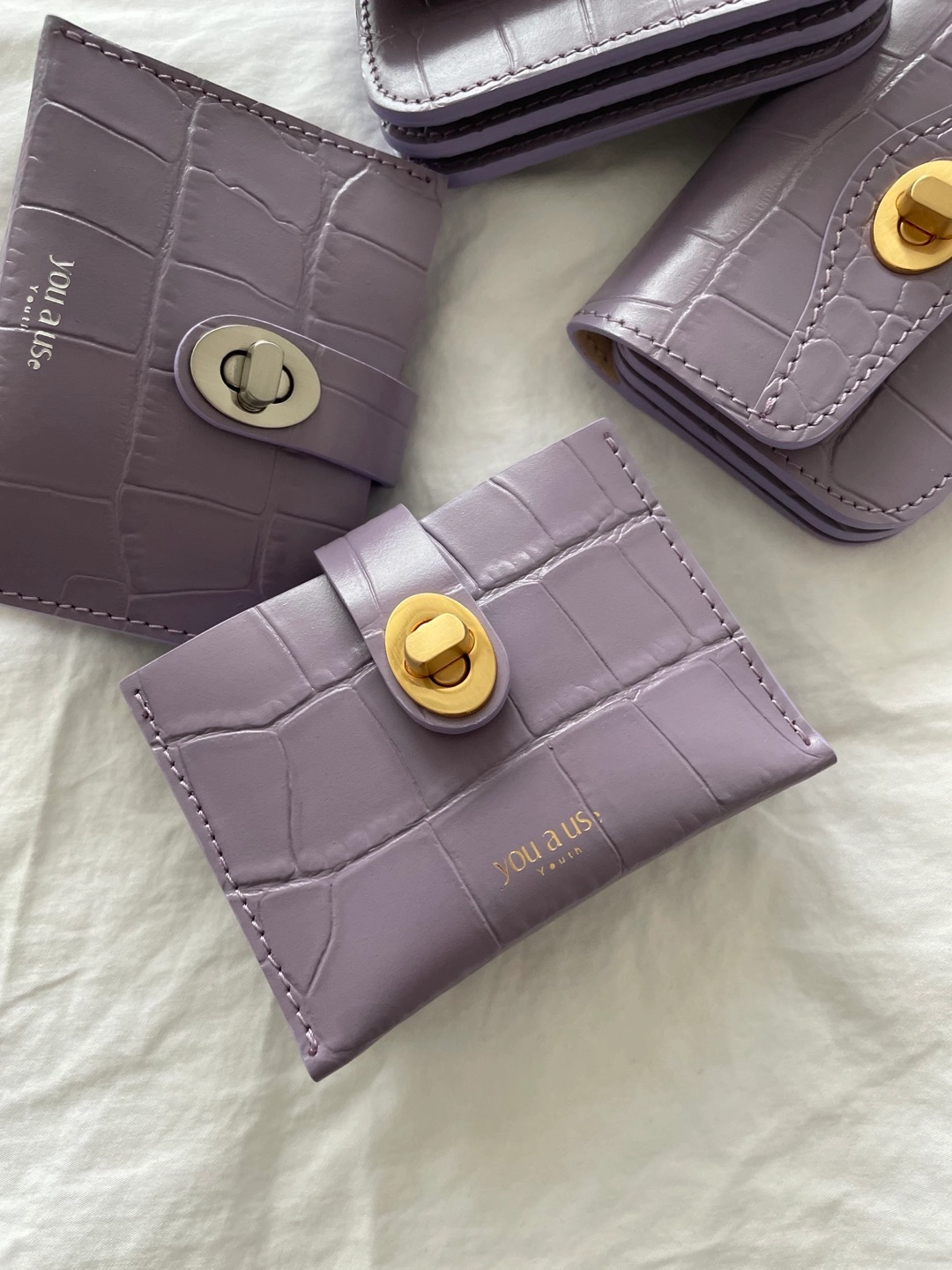 ★送料・関税込★you a use★you a use Roto Wonder wallet★ Roto/Wonder wallet - Croc lavender : you a use | Official