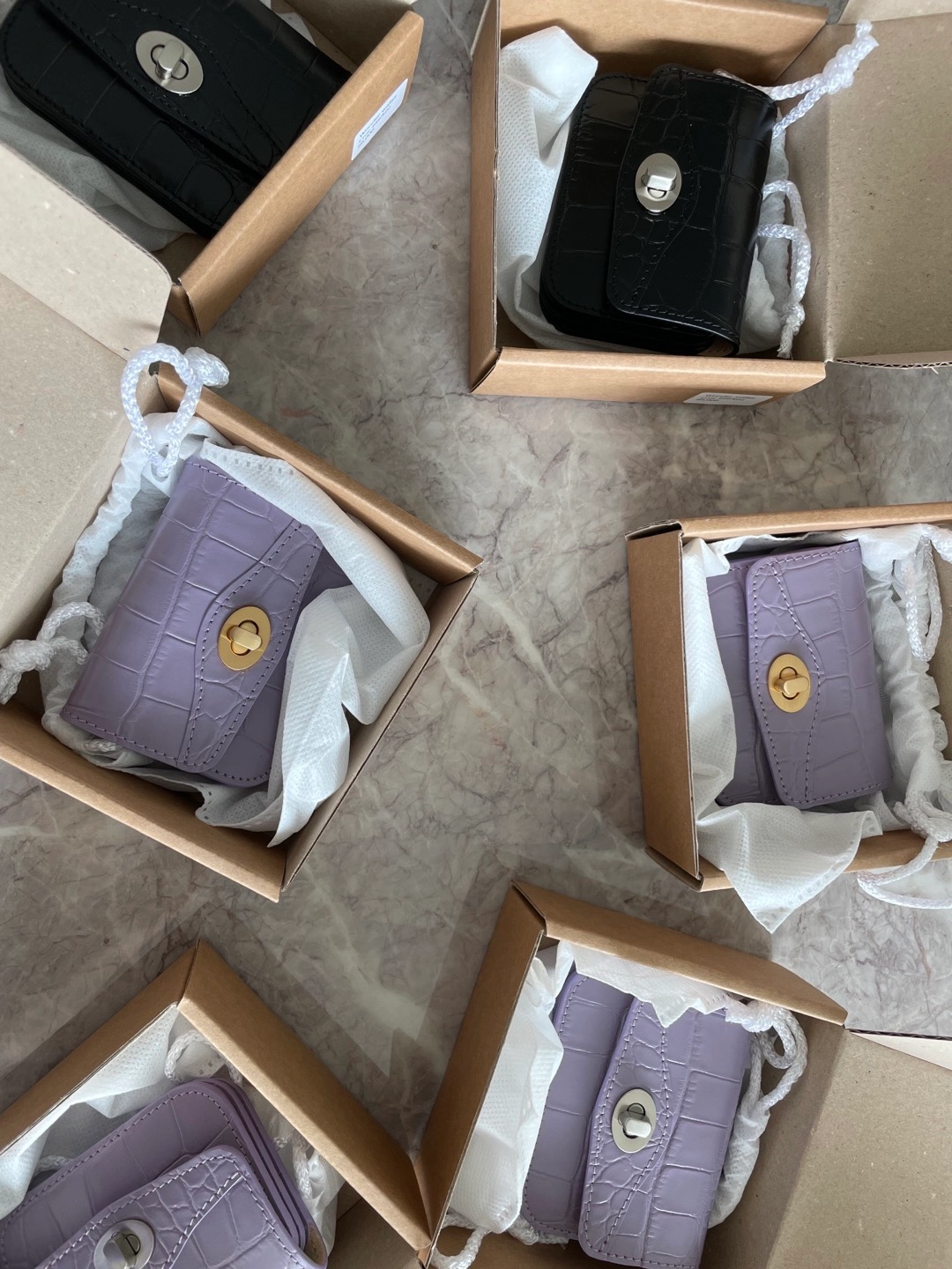Roto/Wonder wallet - Croc lavender : you a use | Official