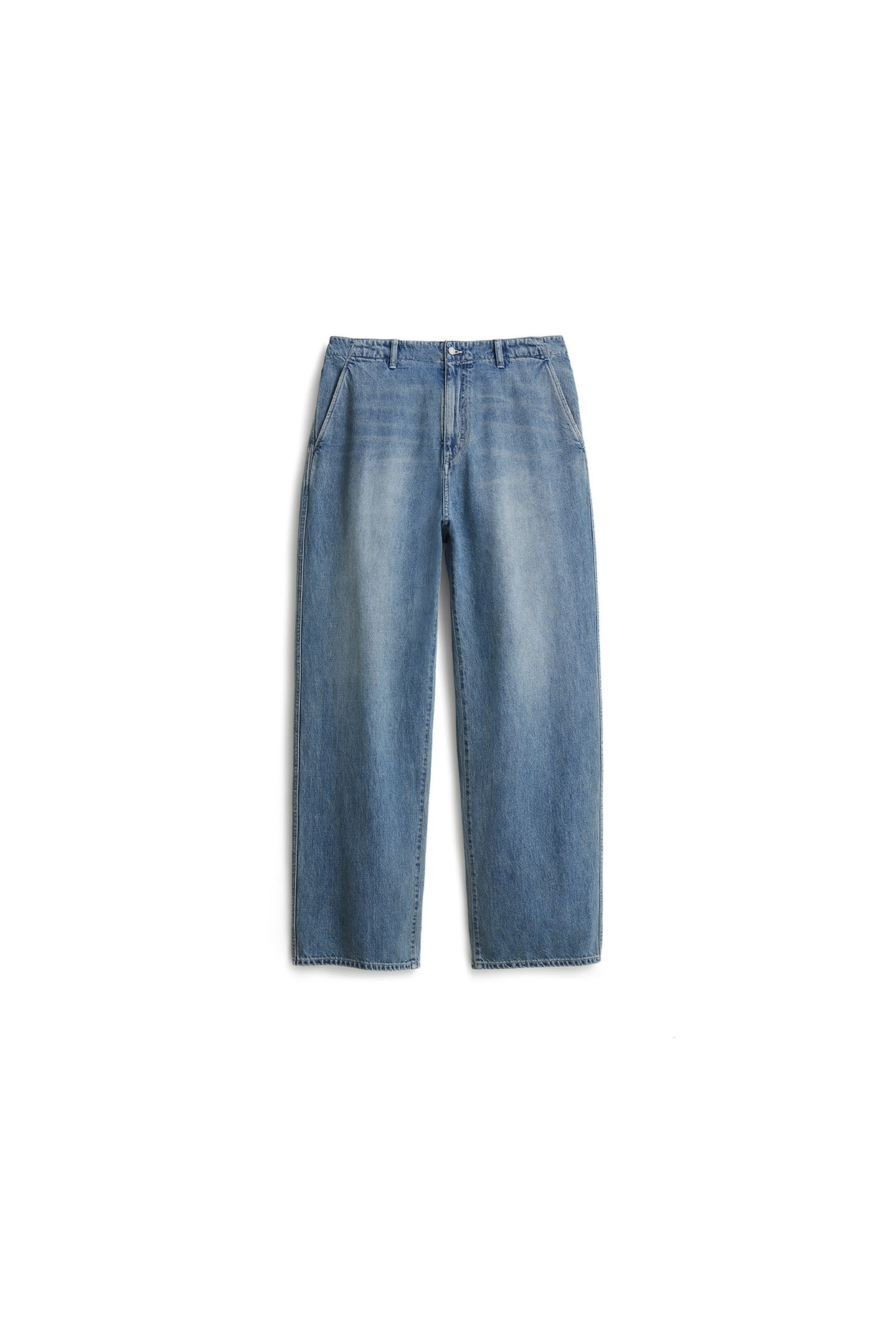 POTTERY 포터리 One Washed Wide Denim Deep Blue