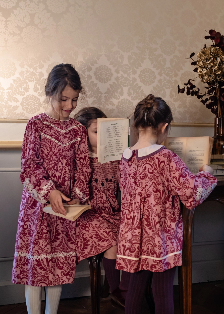 BACHAA Delicia Blouse Olga print 바챠 24AW : 사라앤존 키즈수입편집샵