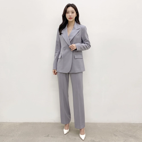 봄 가을 여성 일자핏 스판 정장바지 베이직 슬랙스 팬츠 출근룩 하객룩 77가능
