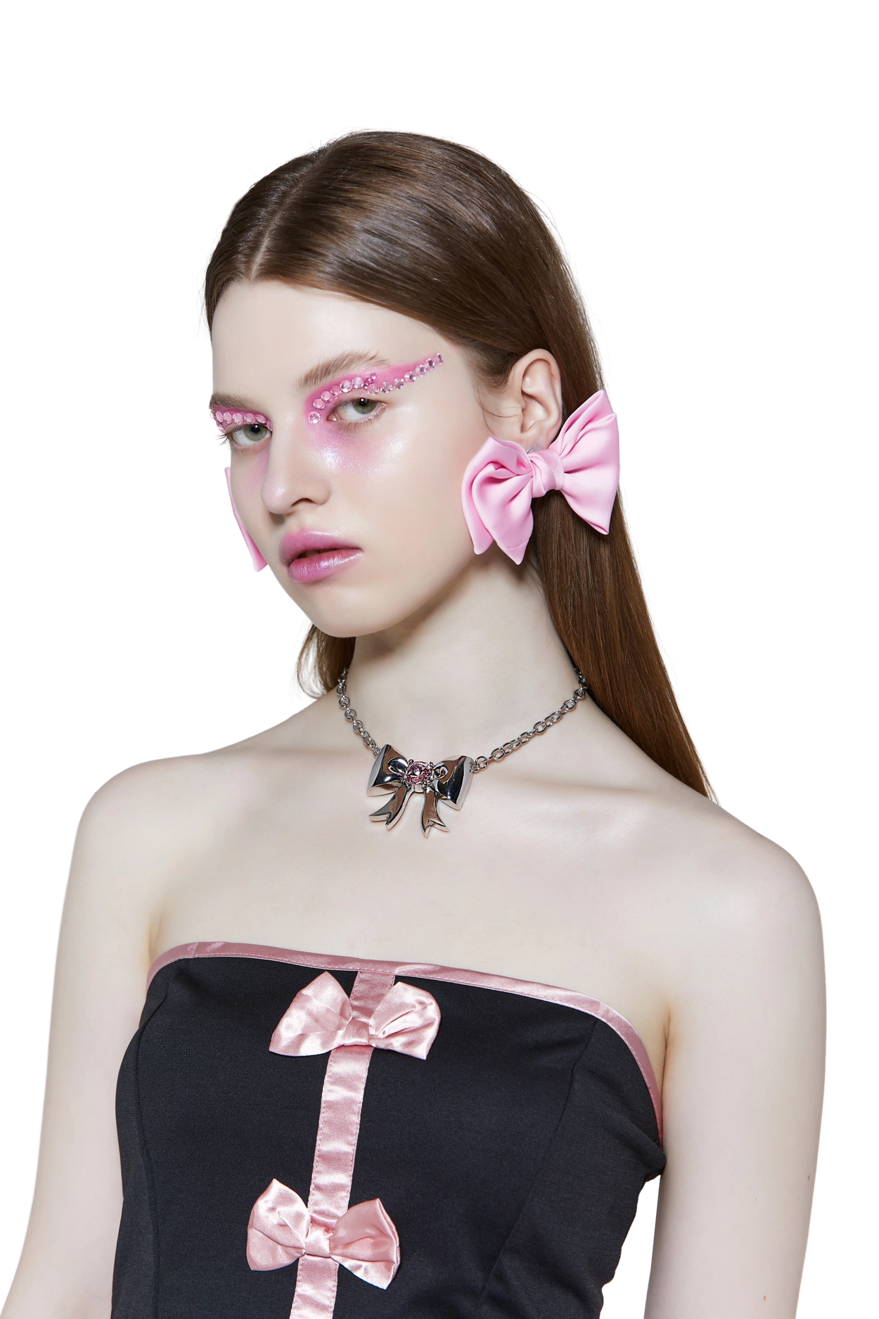 Big ribbon necklace : HURJABOY