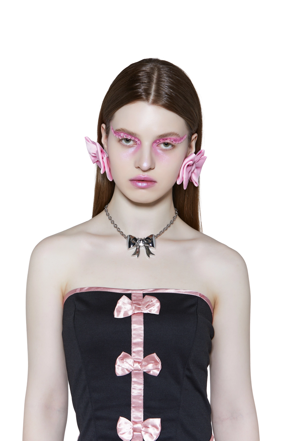 HURJABOYACC] Seasonless Small ribbon necklace – SellerWork