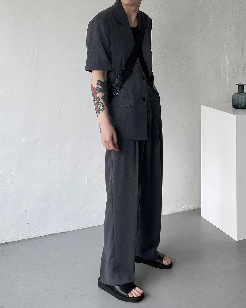 코지네스 로우 린넨 자켓