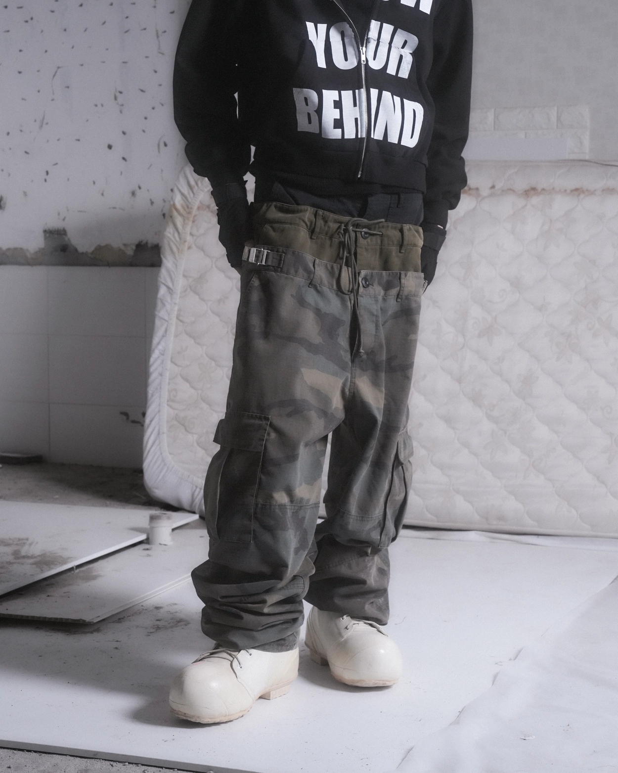 パンツ PROJECT G/R 3 LAYERD CARGO PANTS / CAMO Project GR 3 Layered Cargo Pants - Camo