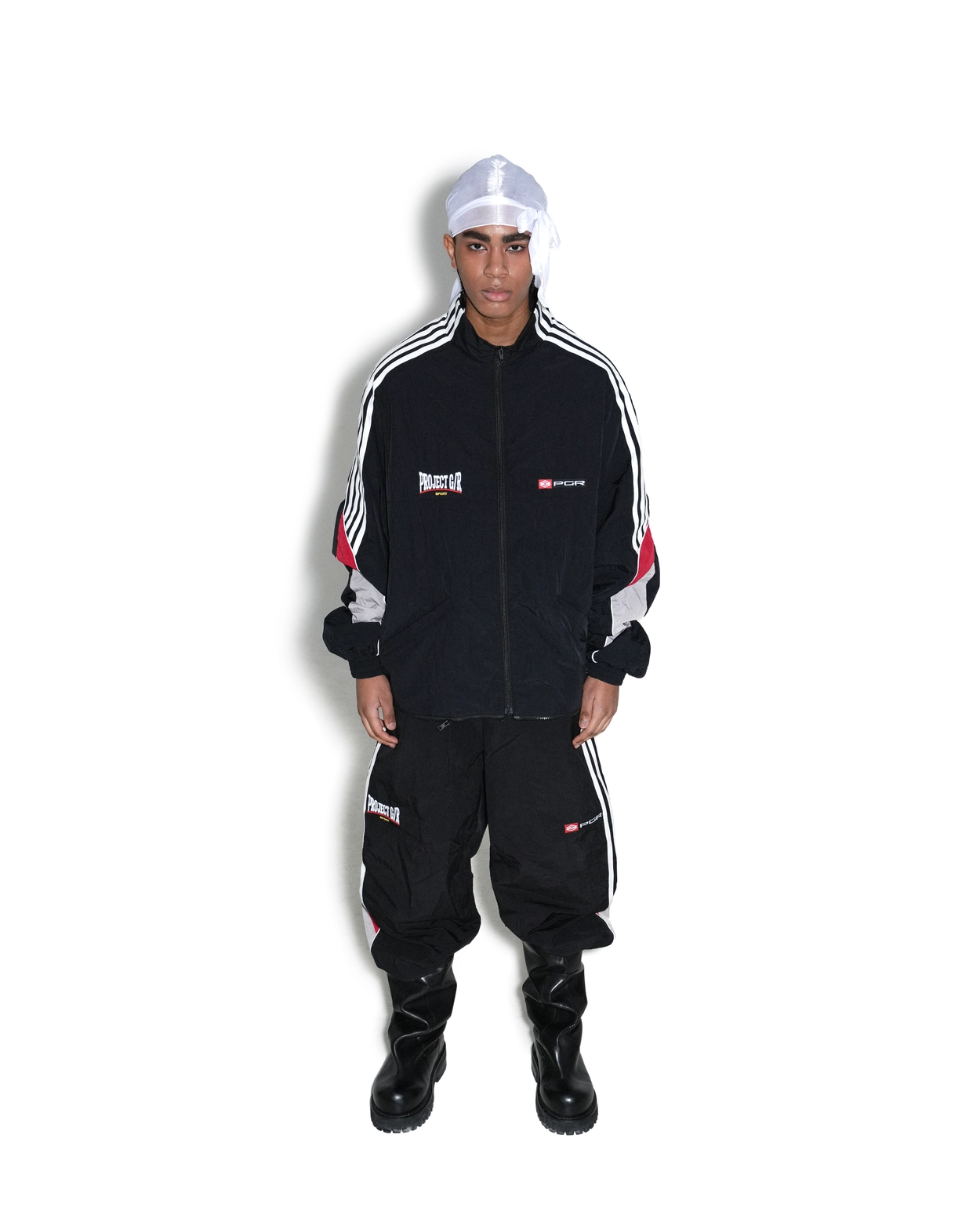 UPSIDE DOWN TRACK JACKET - BLACK : PROJECT G/R