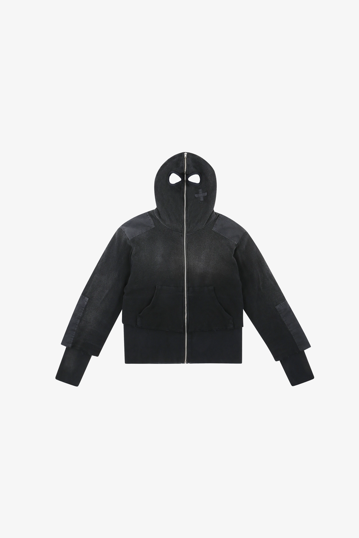 PROJECT G/R - Gimp Waffle Thermal Zip Hoodie | HBX