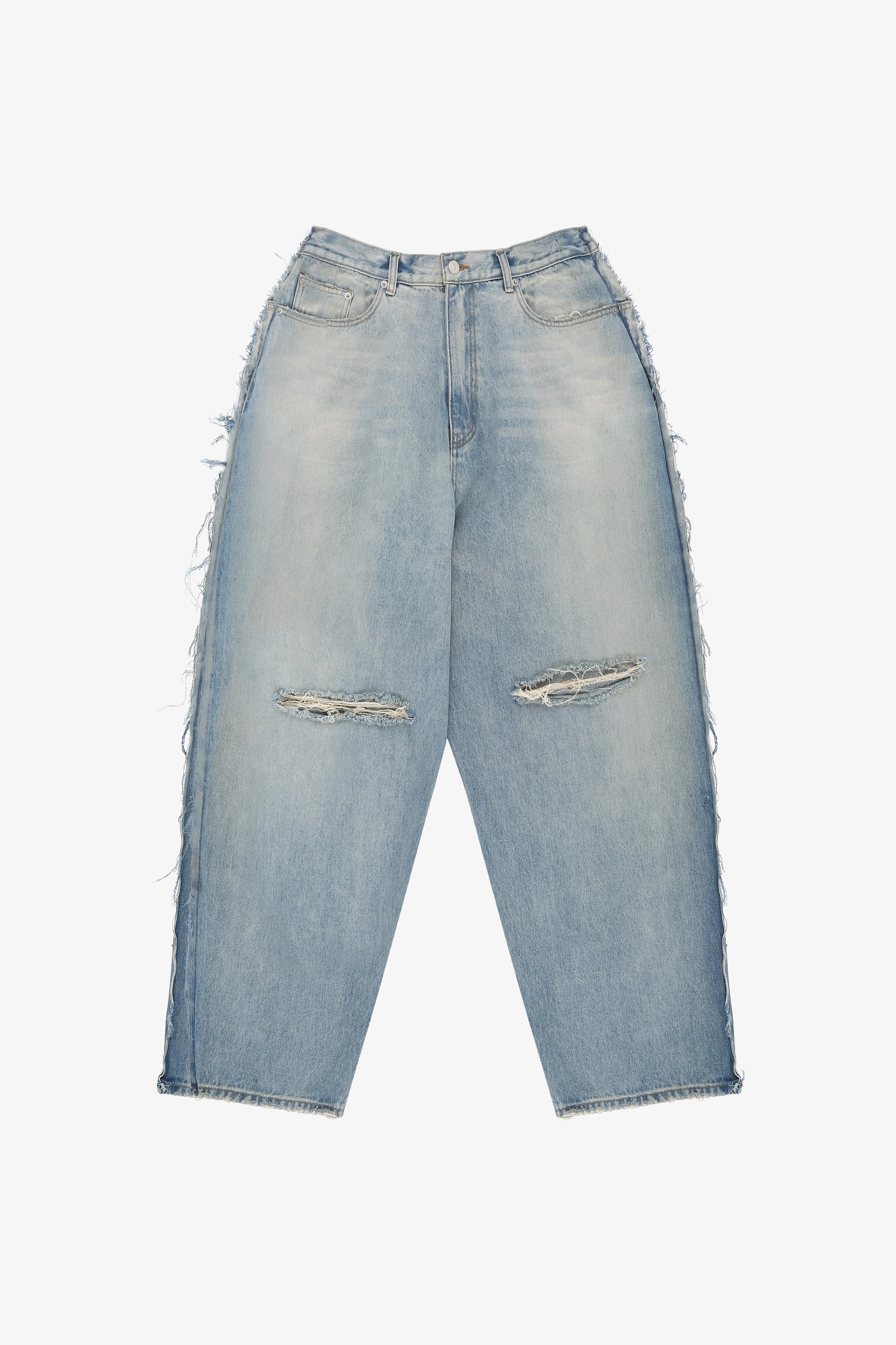 TWO FACED DENIM PANTS - BLUE : PROJECT G/R