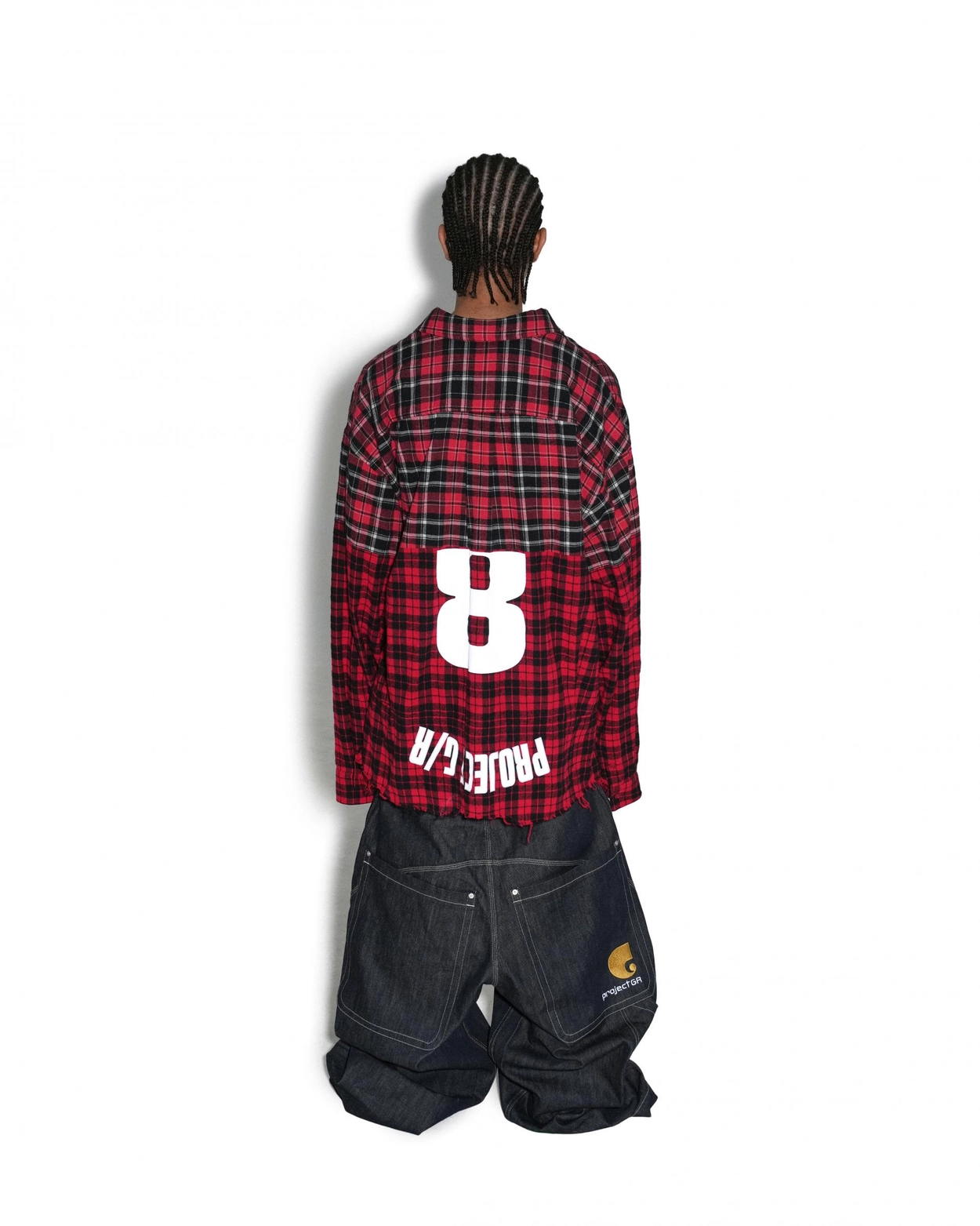 RETRO BAGGY DENIM PANTS : PROJECT G/R