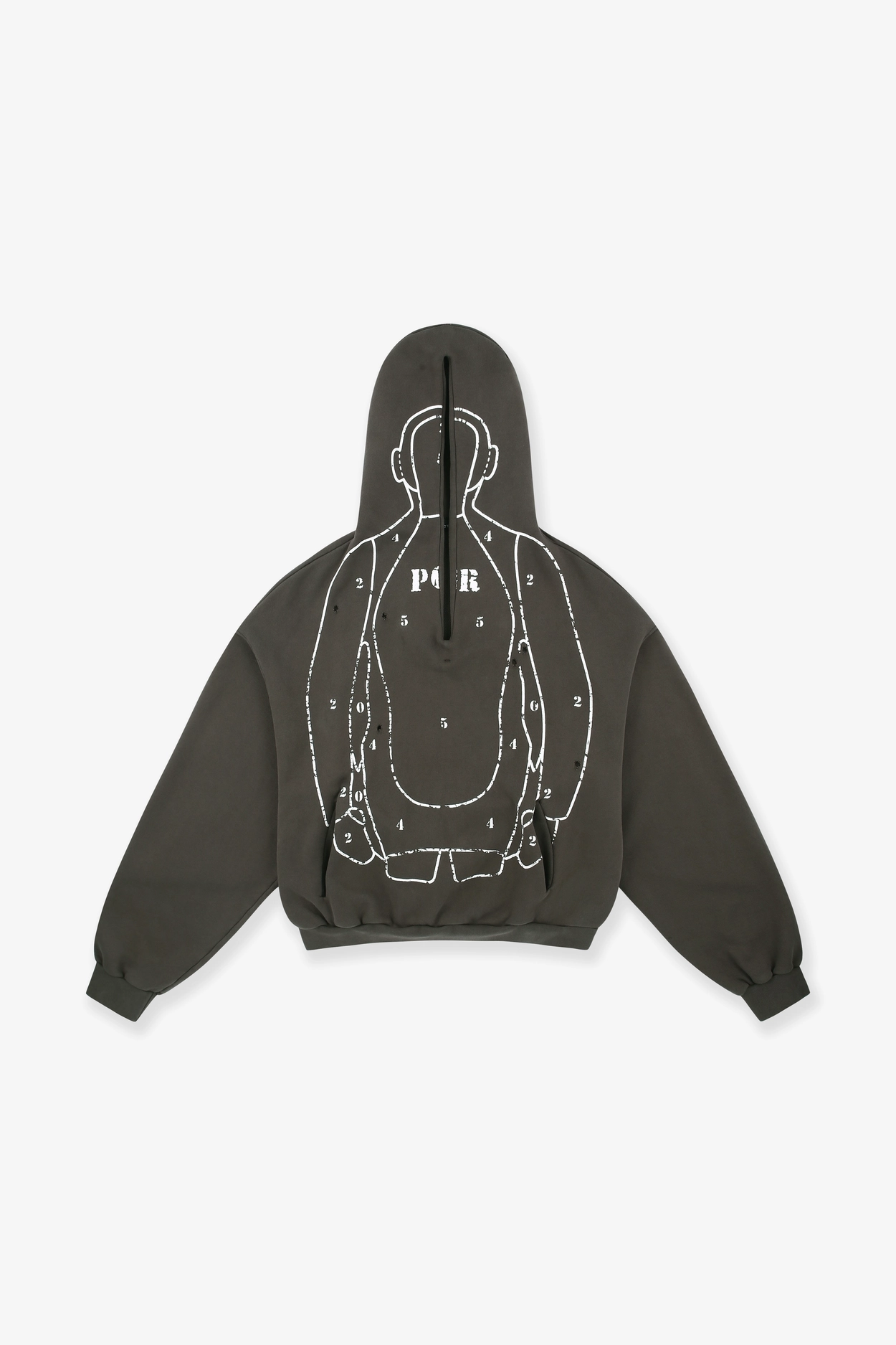 ZYGON HOODIE - BROWN : PROJECT G/R ZYGON HOODIE - BROWN : PROJECT G/R