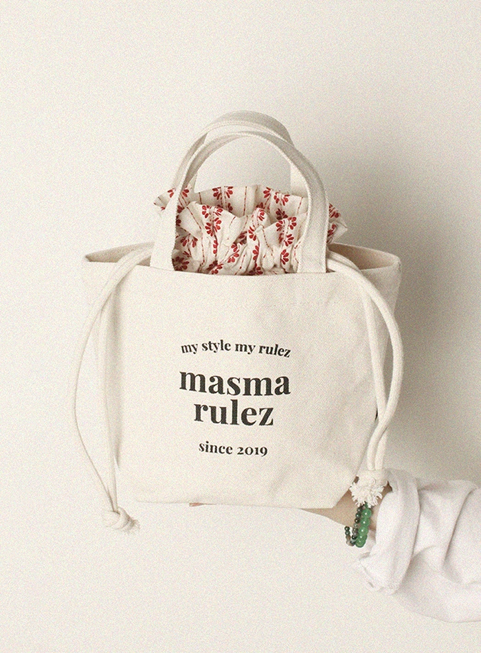 韓国【masmarulez】 Canvas tote bag 選べるインナーポーチ付き 韓国【masmarulez】 Canvas tote bag 選べるインナーポーチ付き