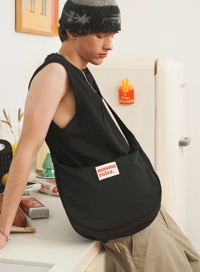 ■masmarulez■ Shirring eco bag Black 5000884259 Shirring eco bag _ Black : Masmarulez [마스마룰즈]