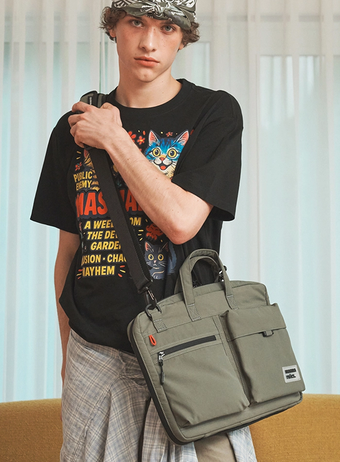 ★masmarulez★ 304 Athleisure travel bag _ black 304 Athleisure travel bag _ black : Masmarulez [마스마룰즈]