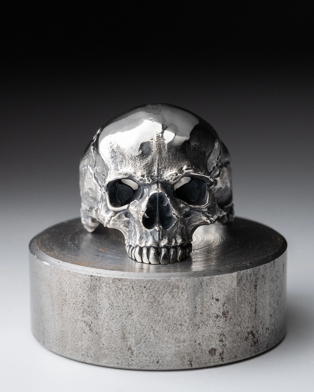 Skull Ring(no jaw)ㆍSilver 925 : Ape Object