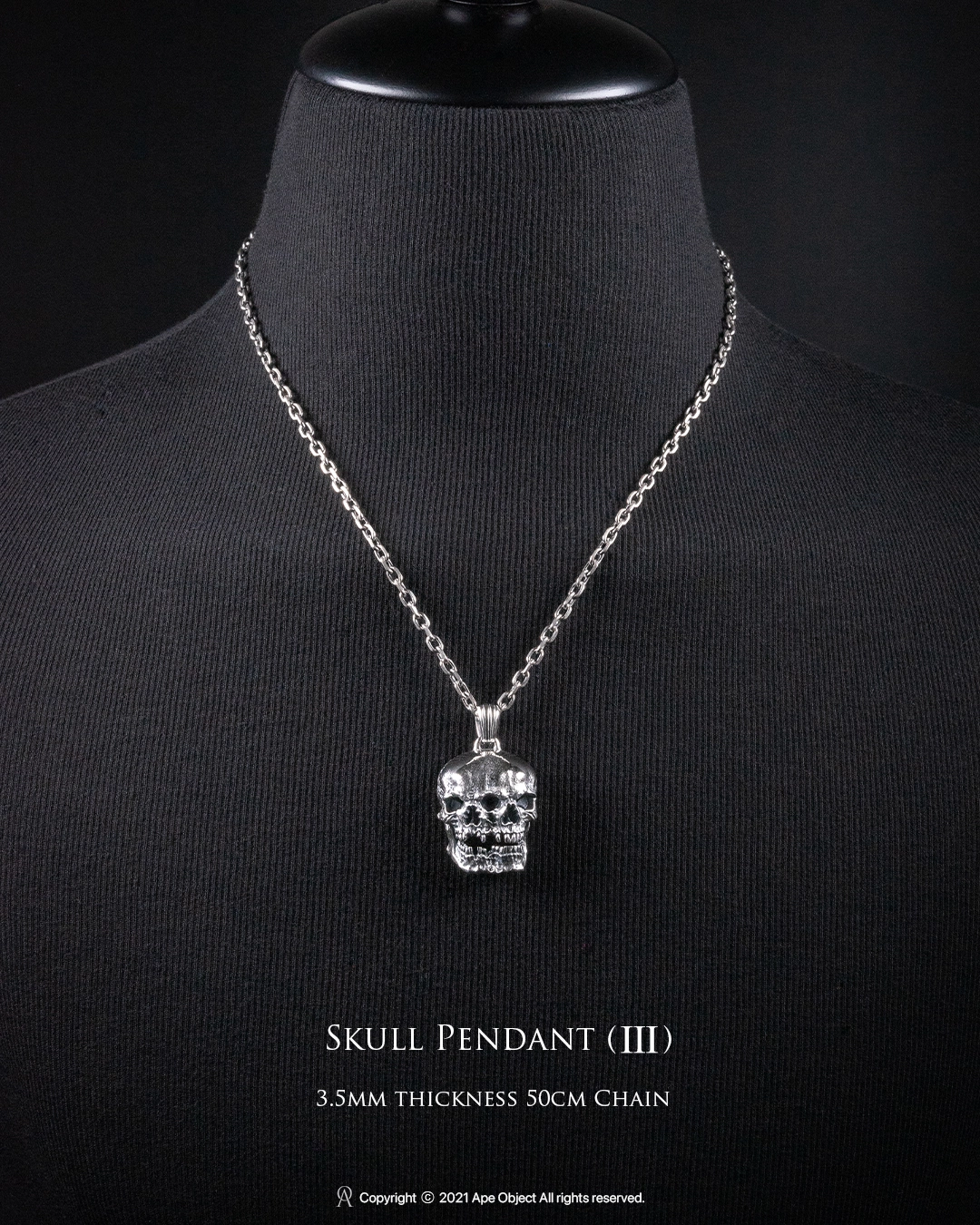 Skull Pendant(III)ㆍSilver 925 : Ape Object