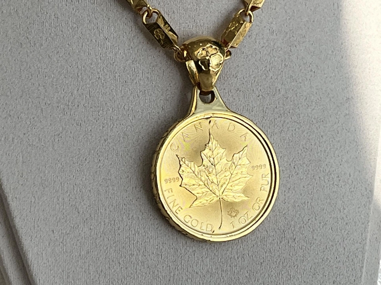 24K 메이플 1oz 팬던트 : 좋은 금, 은 싸게 사고 비싸게 팔기 (위탁매매)