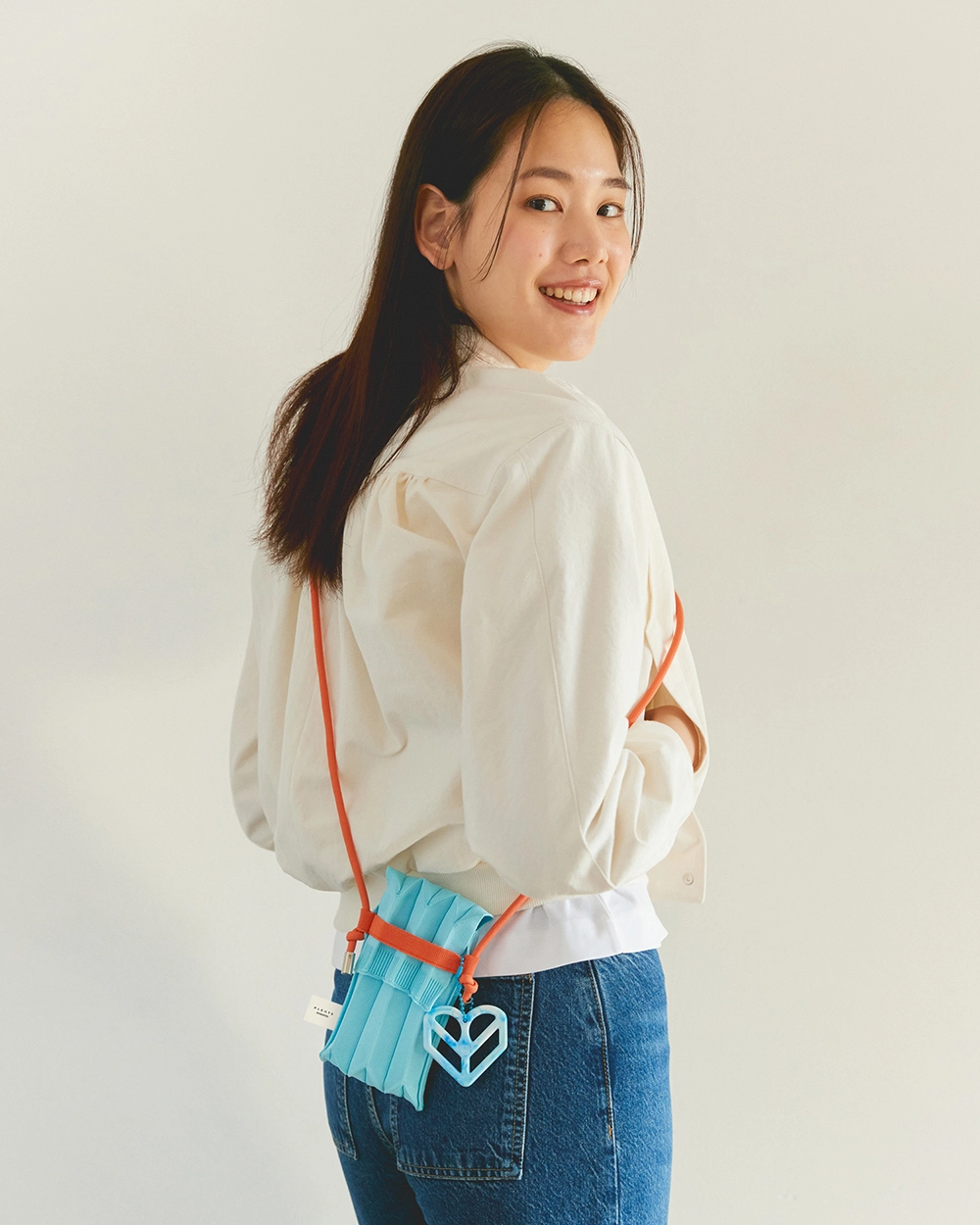 Nano Bag Blue : PLEATSMAMA: Sustainable Knit Pleats Bag