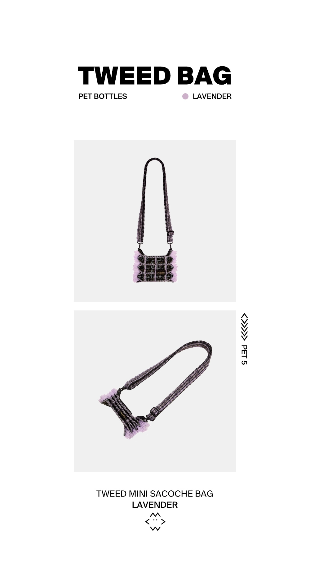 PLEATS MAMA ツイードポシェット Tweed Mini Sacoche Bag ３色 PLEATS MAMA ツイードポシェット Tweed Mini Sacoche Bag 3色
