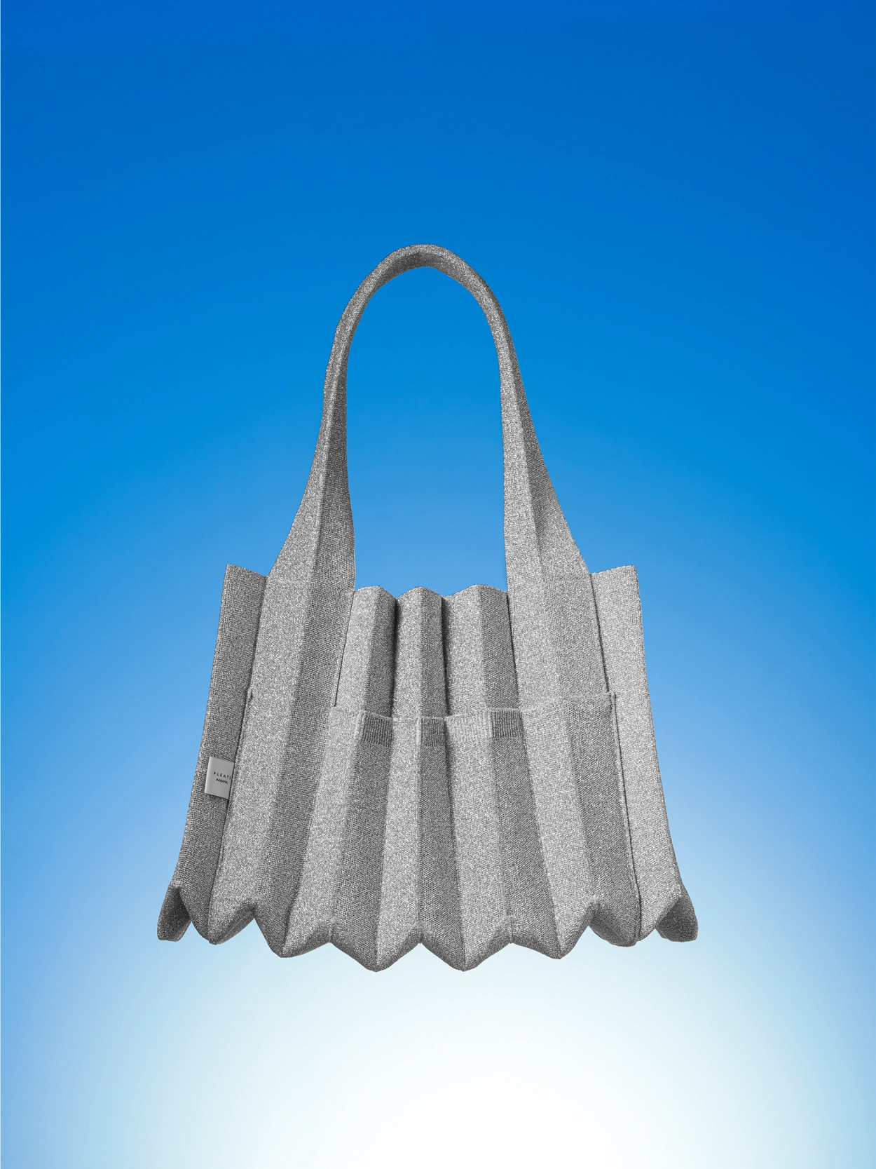 ◆PLEATS MAMA◆ Mini shoulder bag Stella Silver 5006904281 Shopper Bag Stellar Silver : PLEATSMAMA: Sustainable Knit