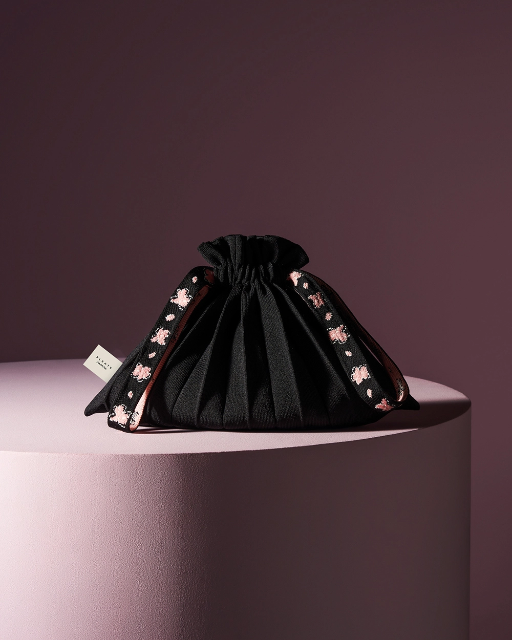 PLEATS MAMA 正規品関税込み [CHERRY BLOSSOM] MINI BUBBLE BAG CHERRY BLOSSOM EDITION] Mini Bubble Bag Cream : PLEATSMAMA