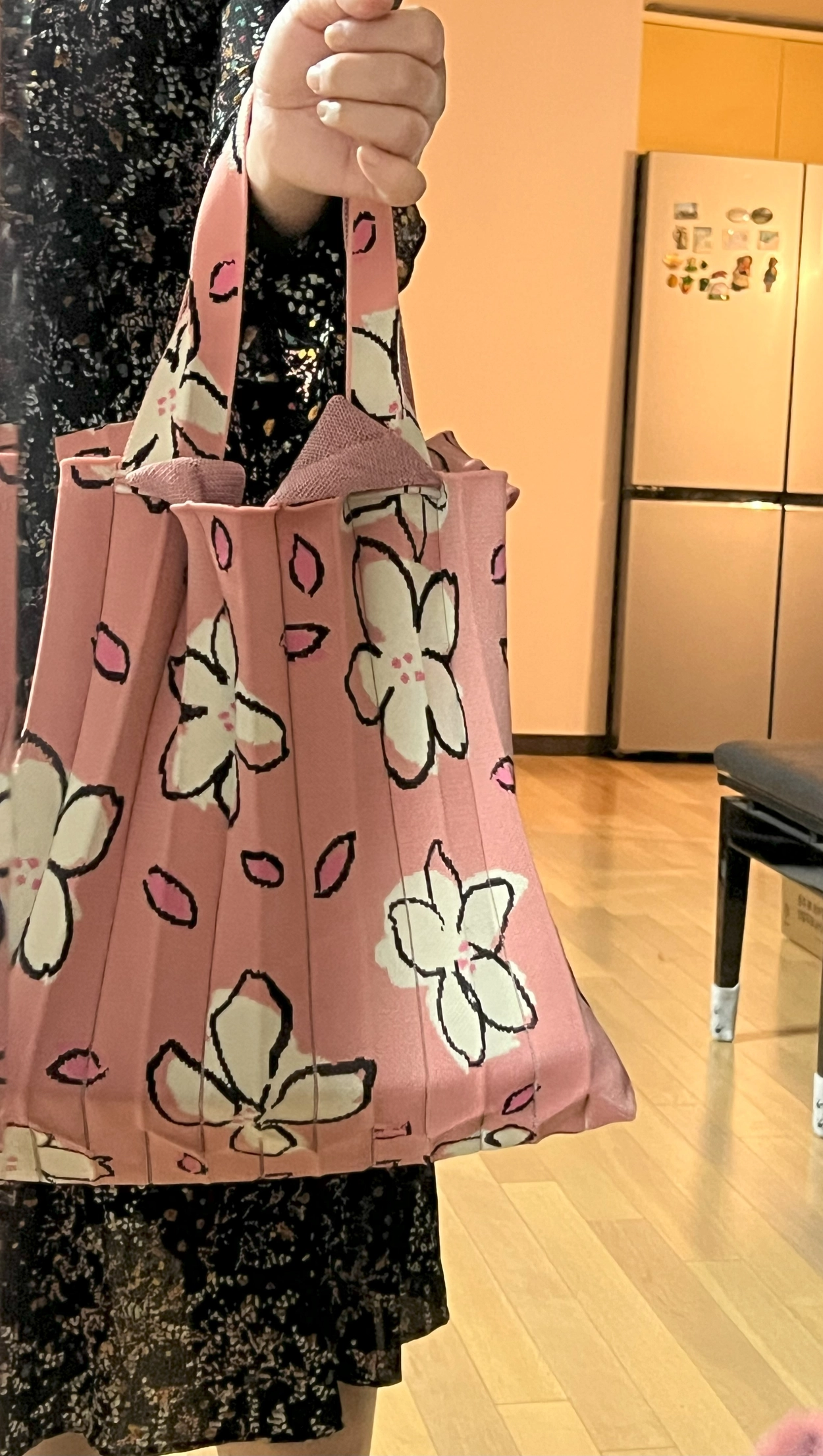 CHERRY BLOSSOM EDITION] 2Way Shopper Bag Peach Fuzz(free